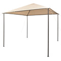 vidaXL Altana/namiot ogrodowy, 3x3 m, stal, beżowy