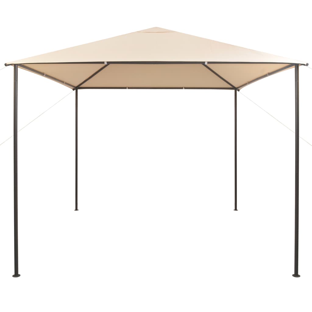 vidaXL Altana/namiot ogrodowy, 3x3 m, stal, beżowy