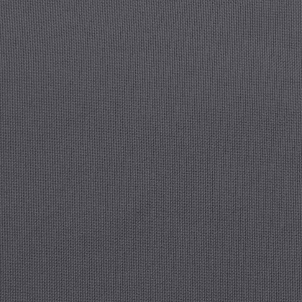 vidaXL Poduszki na krzesła ogrodowe, 4 szt., antracyt, 120x50x3 cm