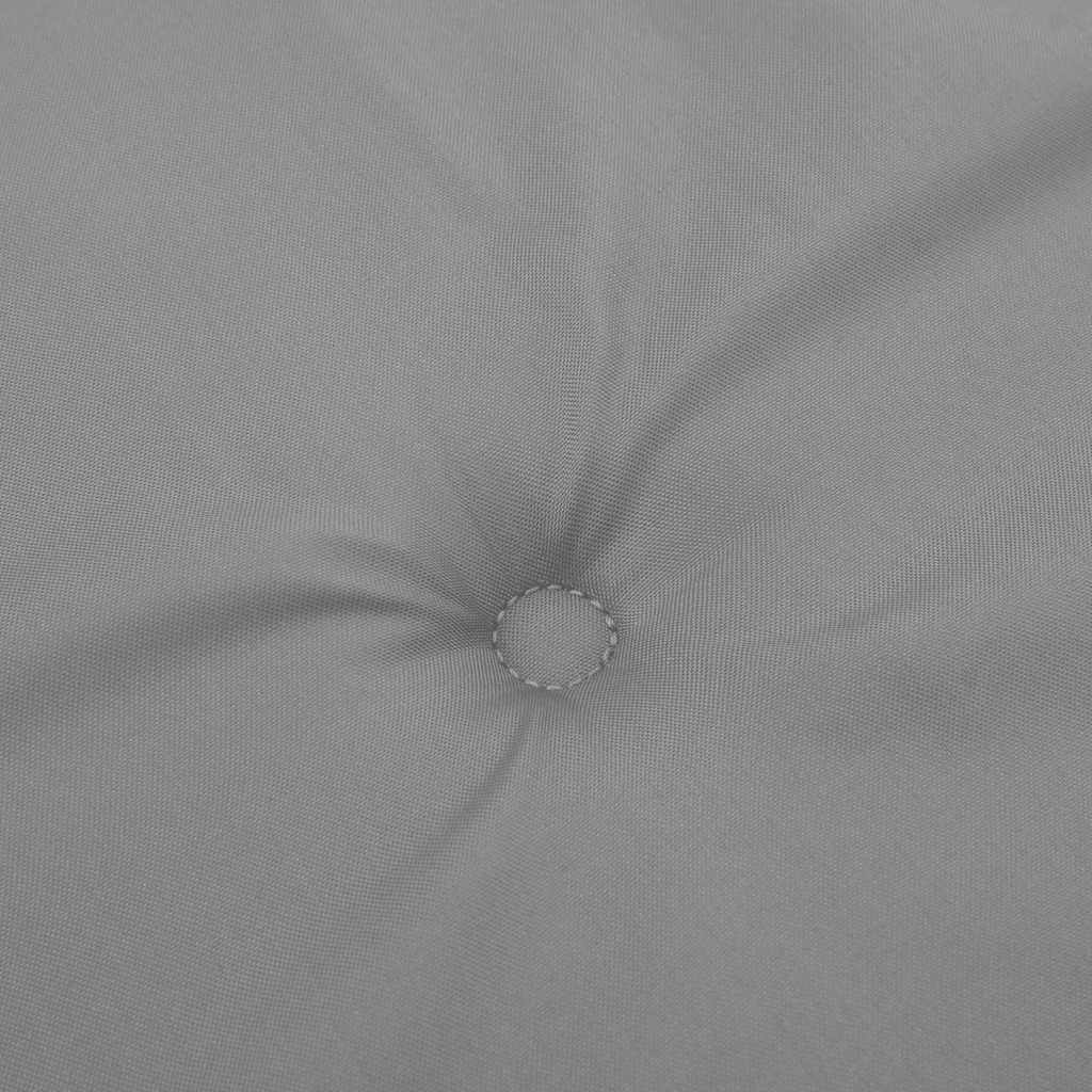 vidaXL Poduszka na ławkę ogrodową, szara, 120x50x4 cm, tkanina
