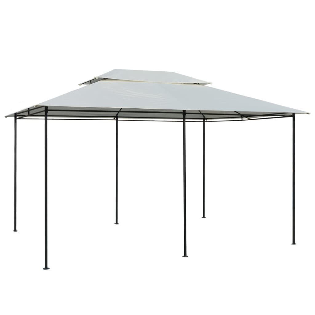 vidaXL Namiot ogrodowy z zasłonami, 4 x 3 m, biały