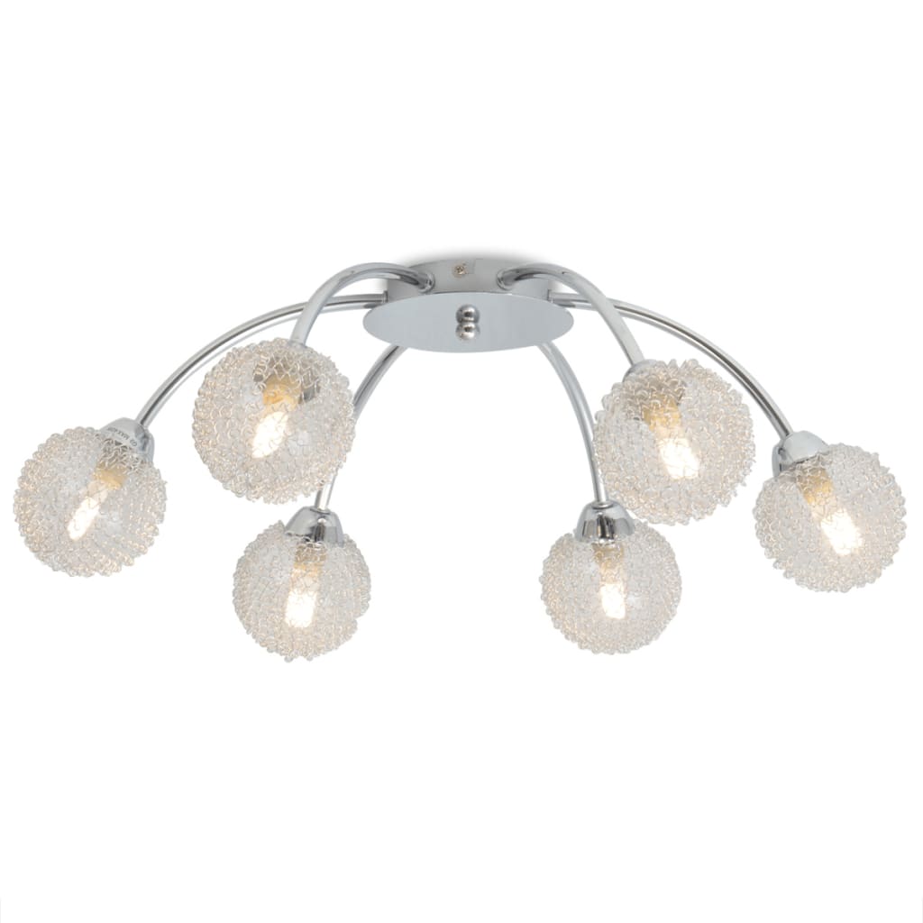 vidaXL Lampa sufitowa na 6 żarówek LED G9 240 W