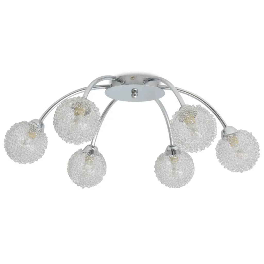 vidaXL Lampa sufitowa na 6 żarówek LED G9 240 W