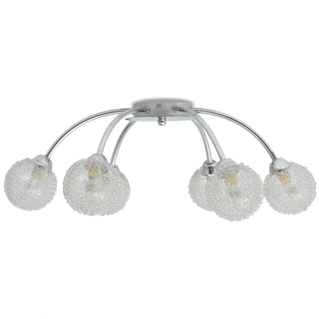 vidaXL Lampa sufitowa na 6 żarówek LED G9 240 W