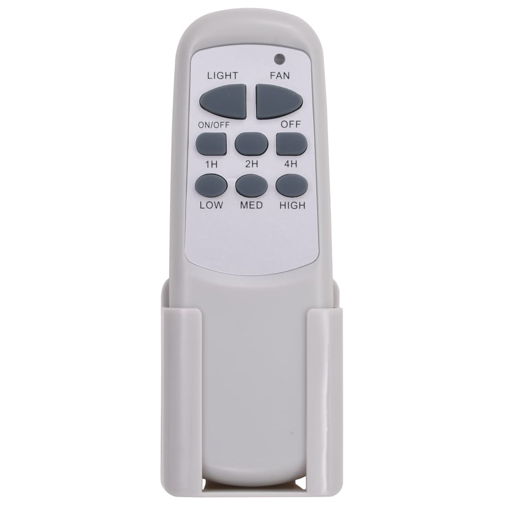 vidaXL Wentylator sufitowy z lampą, 128 cm, biały
