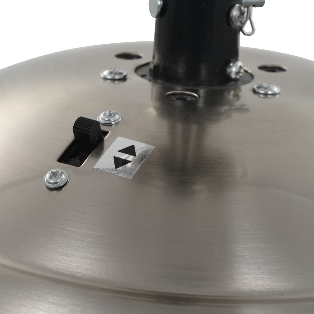 vidaXL Wentylator sufitowy z lampą, 128 cm, brązowy