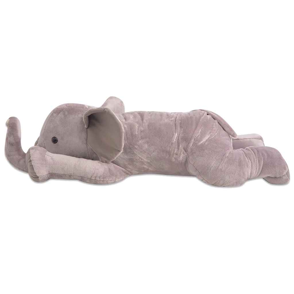 vidaXL Pluszowa maskotka słoń XXL, 95 cm