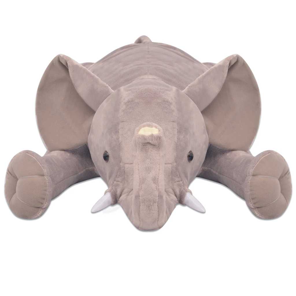 vidaXL Pluszowa maskotka słoń XXL, 95 cm