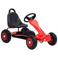 vidaXL Gokart na pedały z oponami pneumatycznymi, czerwony
