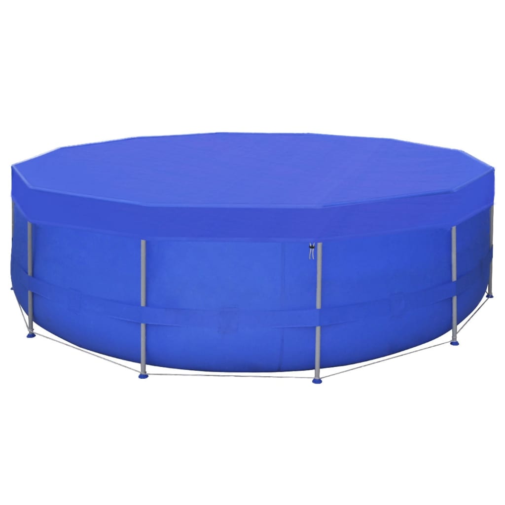 vidaXL Plandeka na basen, okrągła, PE, 460 cm, 90 g/m²