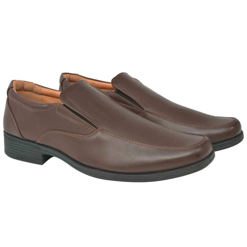 vidaXL Buty Brązowy 41 Sztuczna skóra
