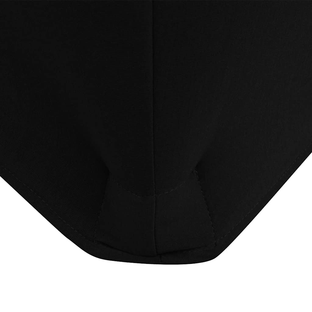 vidaXL Elastyczny pokrowiec na stół 120x60,5x74 cm, 2 szt., czarny