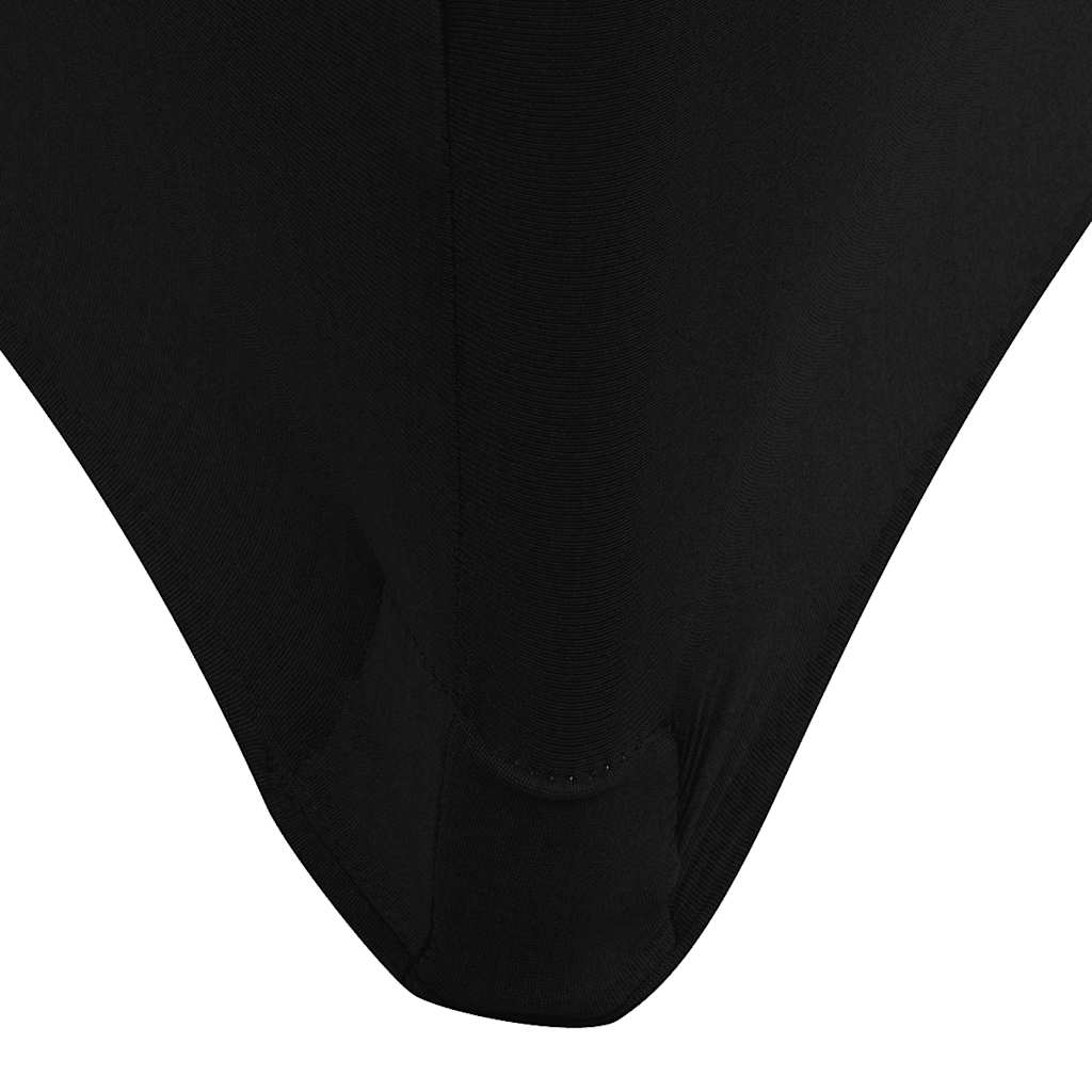 vidaXL Elastyczny pokrowiec na stół 120x60,5x74 cm, 2 szt., czarny