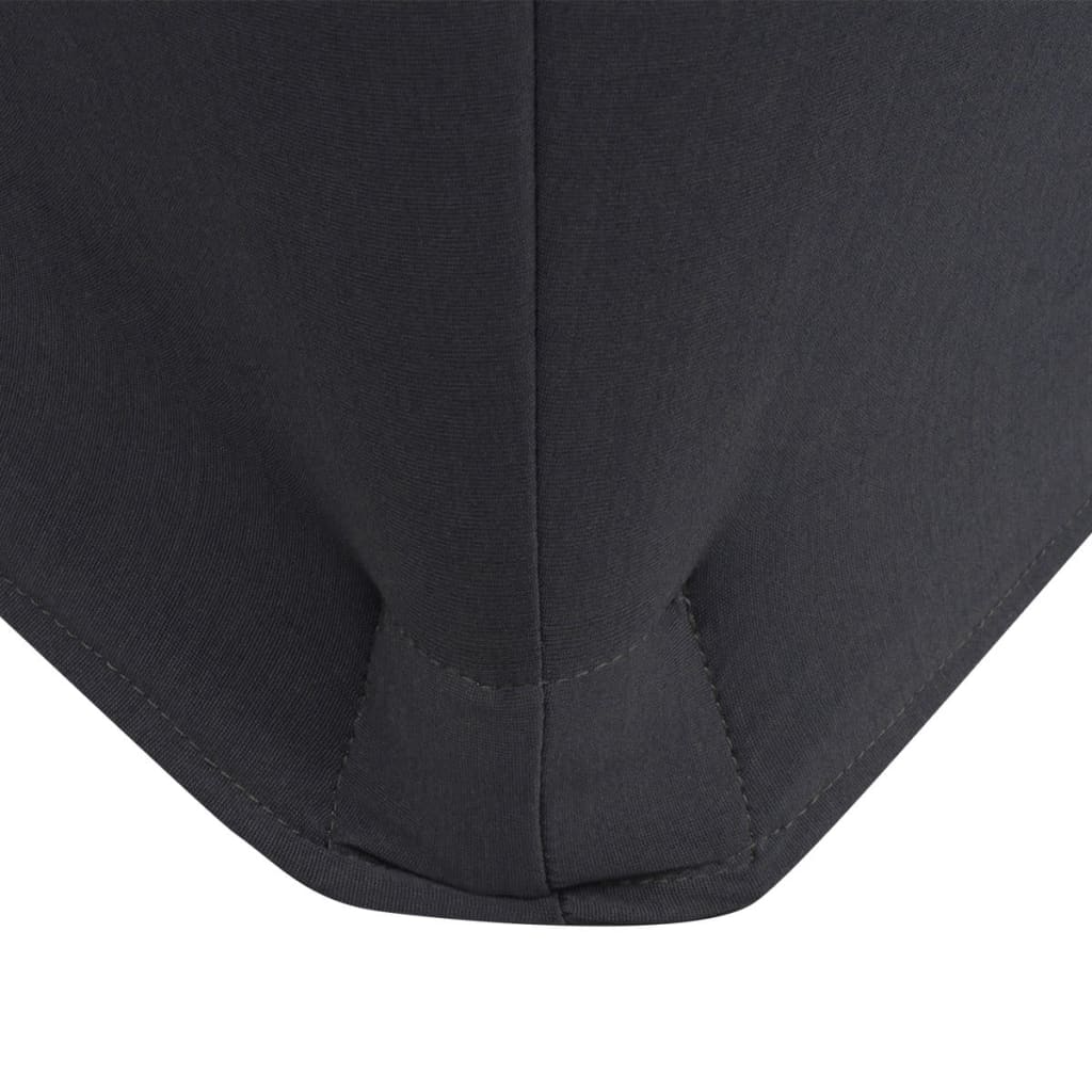 vidaXL Elastyczny pokrowiec na stół 120x60,5x74 cm, 2 szt., antracytowy (szary)