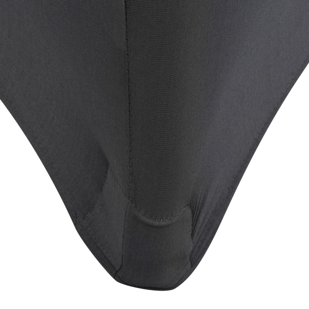 vidaXL Elastyczny pokrowiec na stół 120x60,5x74 cm, 2 szt., antracytowy (szary)