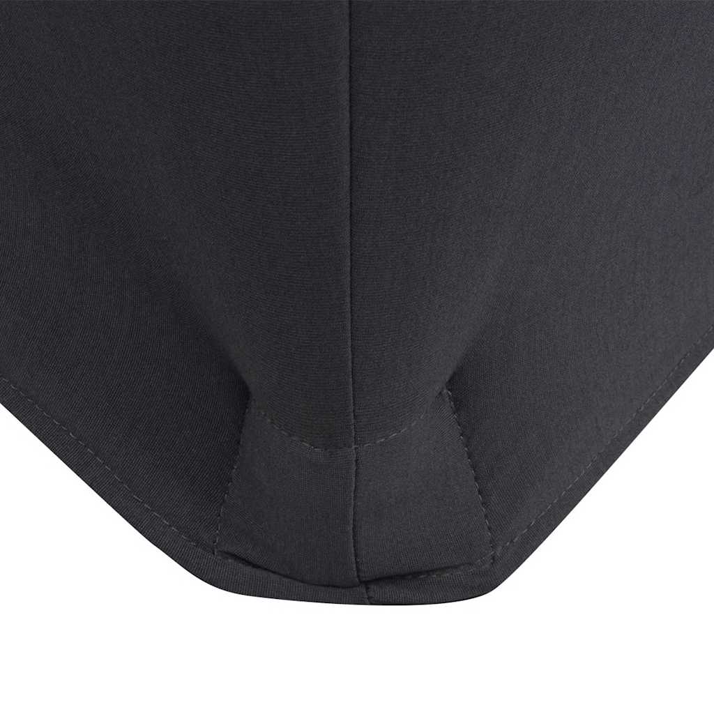 vidaXL Elastyczny pokrowiec na stół 183x76x74 cm, 2 szt., antracytowy (szary)