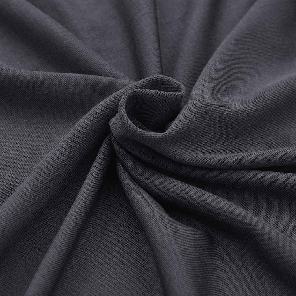 vidaXL Elastyczny pokrowiec na stół 183x76x74 cm, 2 szt., antracytowy (szary)