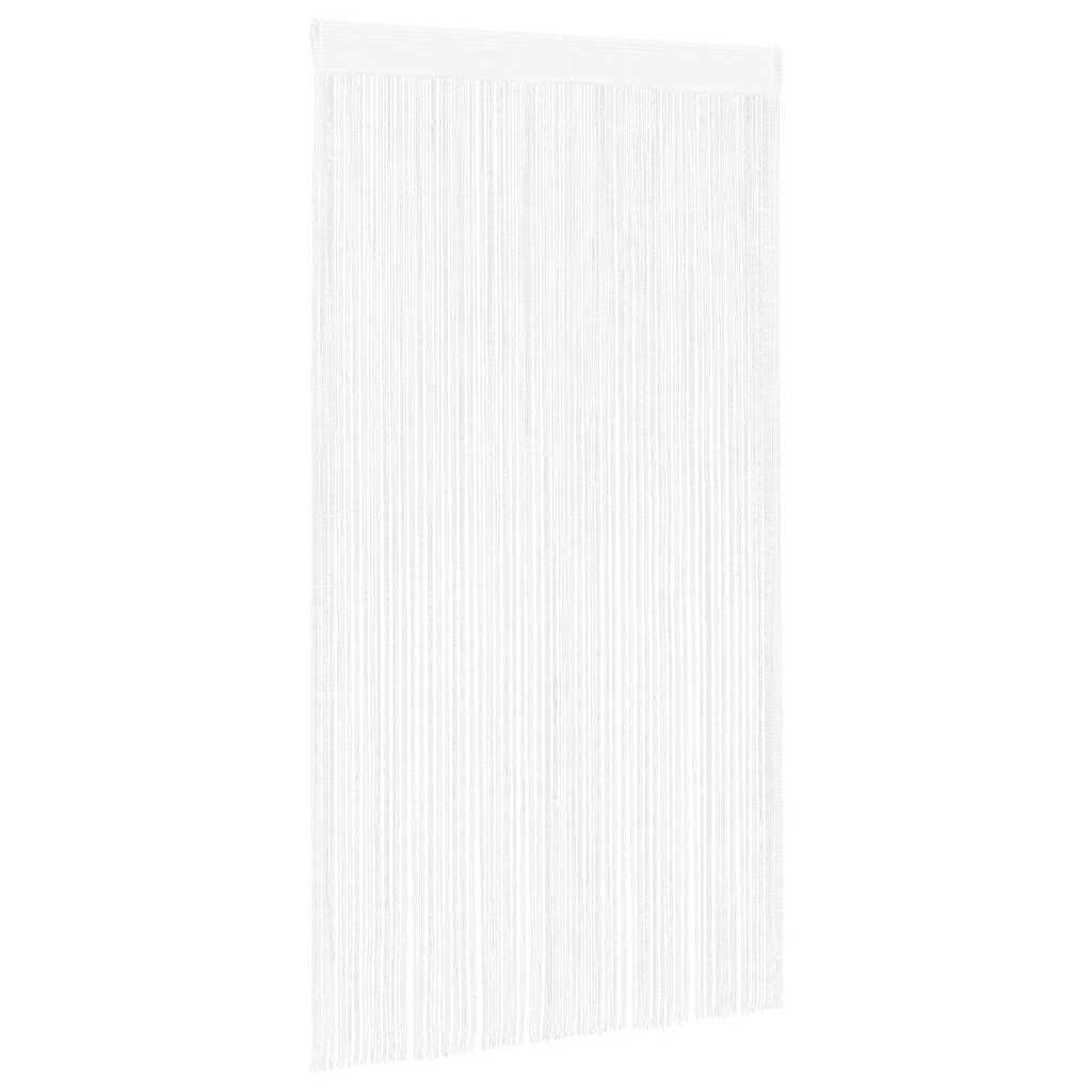 vidaXL Zasłony sznurkowe, 2 sztuki,  100 x 250 cm, białe