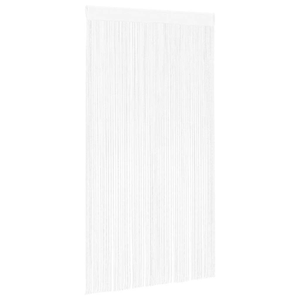 vidaXL Zasłony sznurkowe, 2 sztuki, 140 x 250 cm, białe