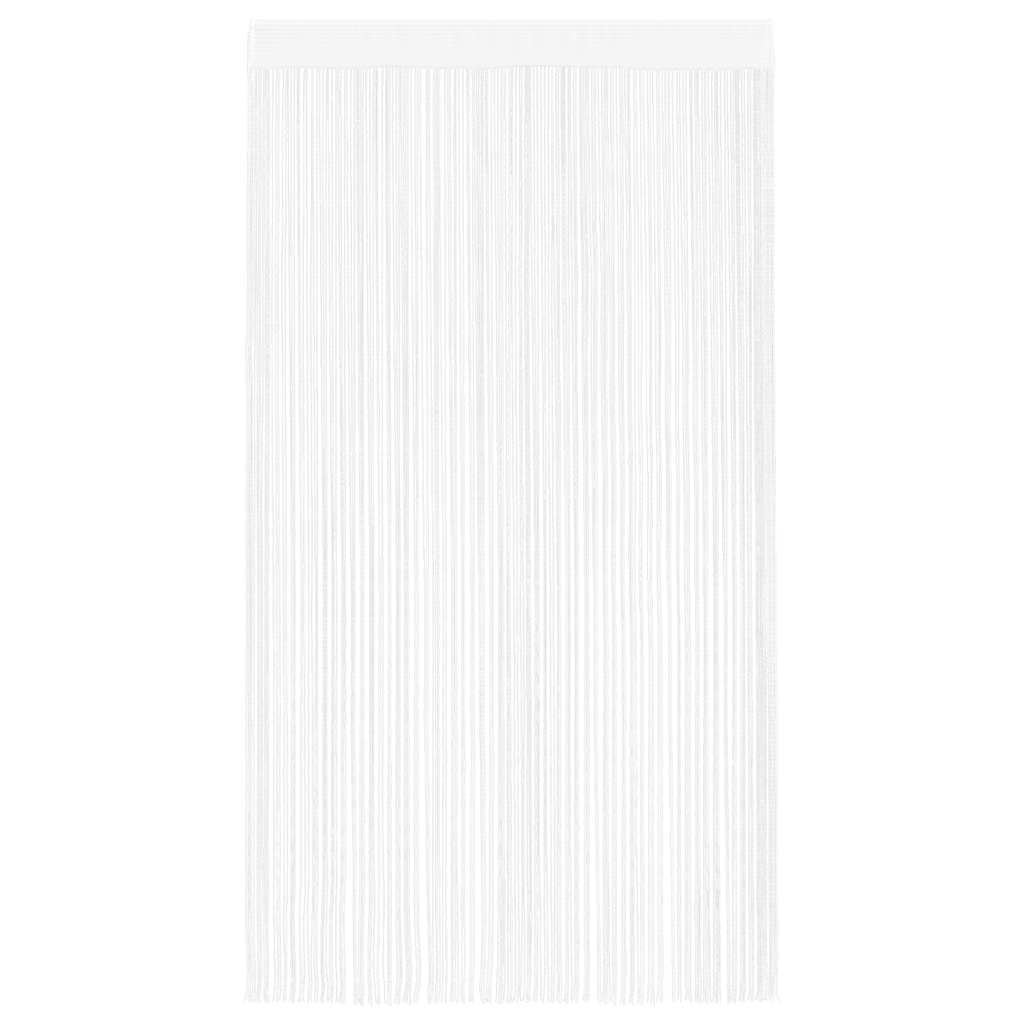 vidaXL Zasłony sznurkowe, 2 sztuki, 140 x 250 cm, białe