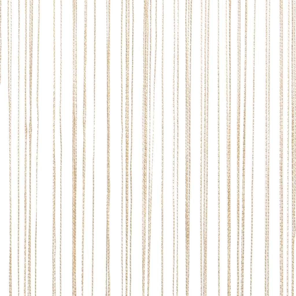 vidaXL Zasłony sznurkowe, 2 sztuki, 140 x 250 cm, beżowe