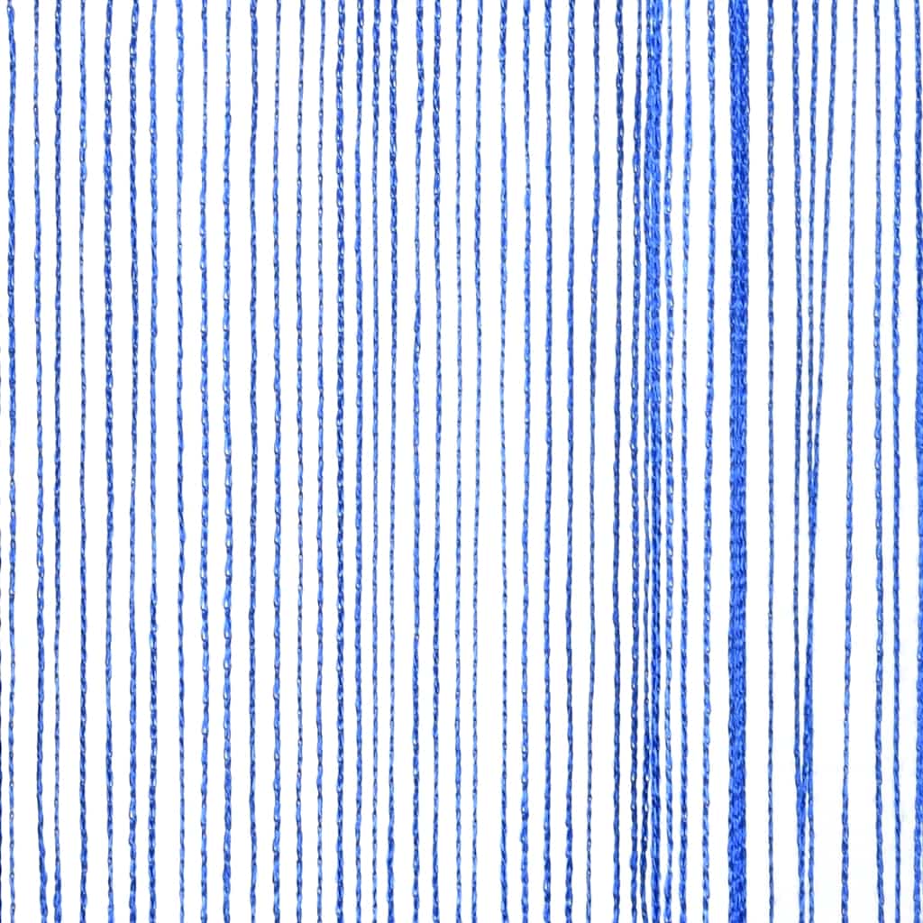 vidaXL Zasłony sznurkowe, 2 sztuki, 100 x 250 cm, niebieskie