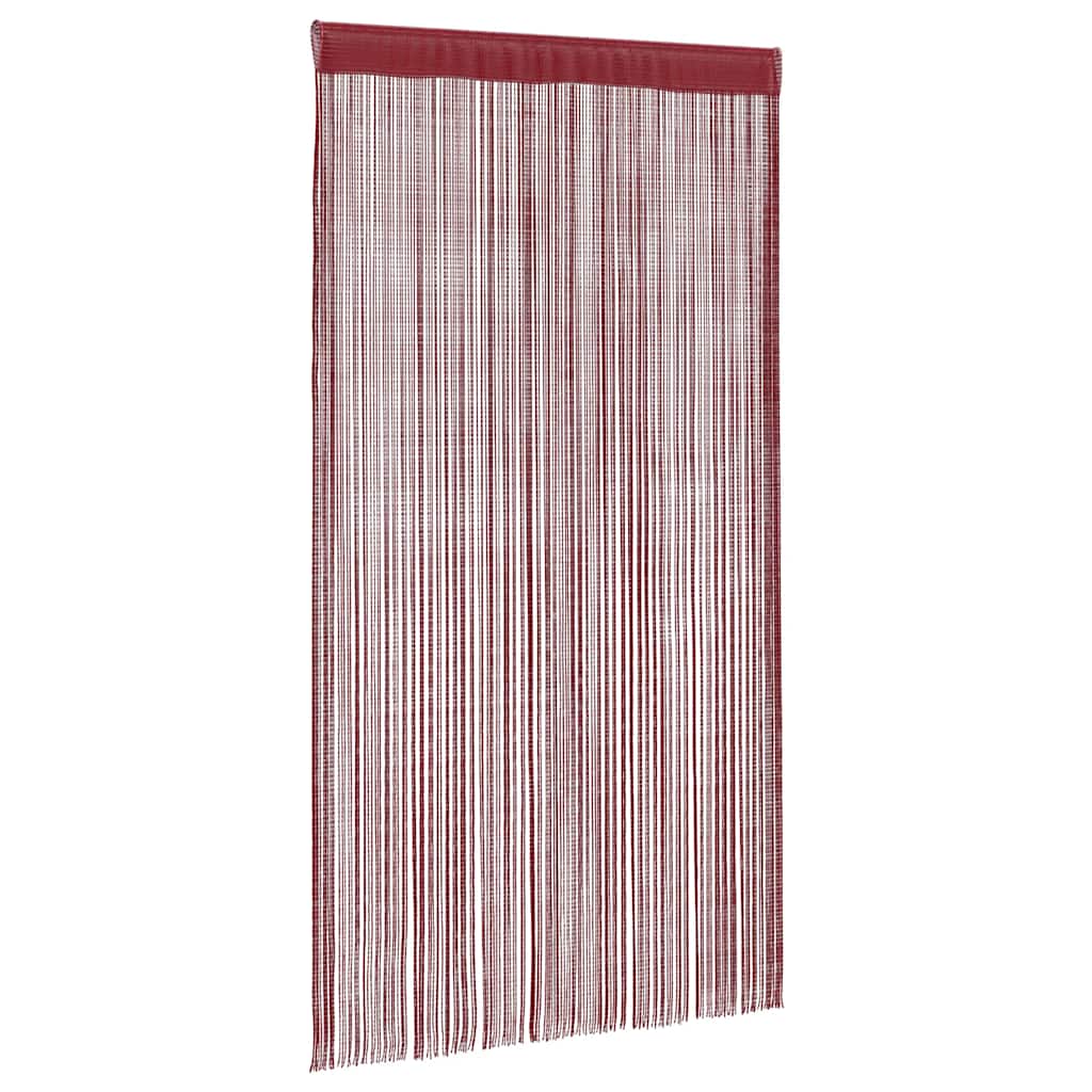 vidaXL Zasłony sznurkowe, 2 sztuki, 140 x 250 cm, burgundowe