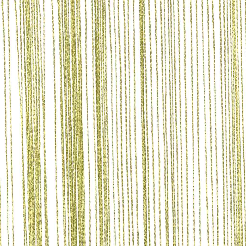 vidaXL Zasłony sznurkowe, 2 sztuki, 140 x 250 cm, zielone