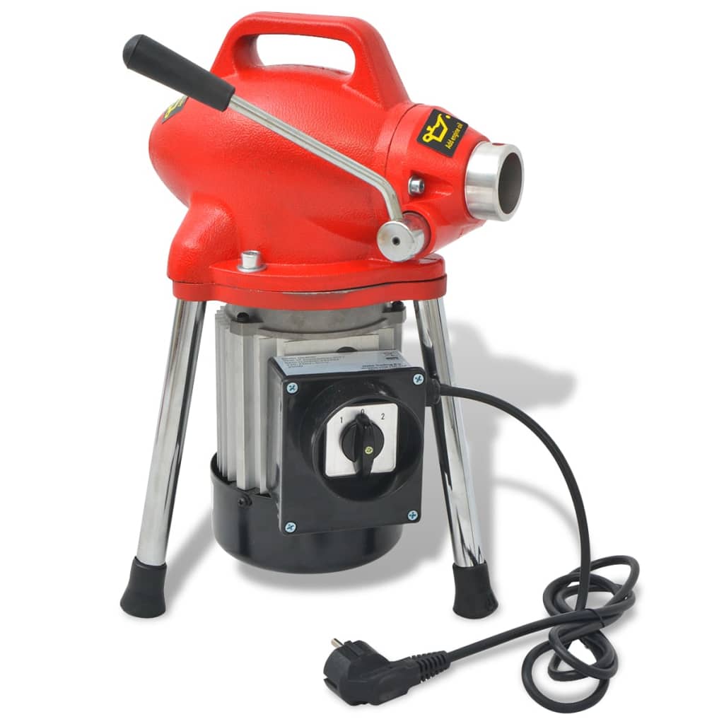 vidaXL Maszyna do czyszczenia rur, 250 W, 12,5mx16mm 4,5mx9,5mm