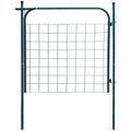 vidaXL Brama ogrodowa 100x100 cm Zielona