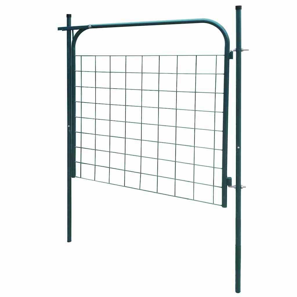 vidaXL Brama ogrodowa 100x100 cm Zielona