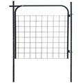 vidaXL Brama ogrodowa 100x100 cm Antracyt