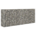 vidaXL Kosz gabionowy, galwanizowana stal, 85 x 30 x 200 cm