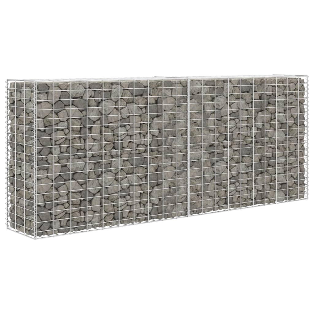 vidaXL Kosz gabionowy, galwanizowana stal, 85 x 30 x 200 cm