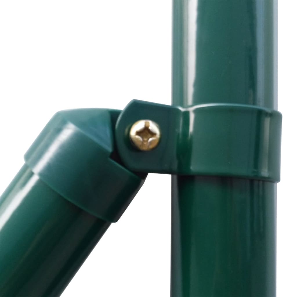vidaXL Euro ogrodzenie, stalowe, 10 x 1 m, zielone