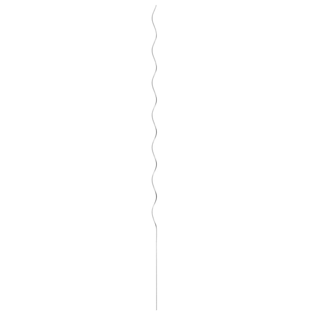 vidaXL Spiralne podpórki do roślin, 50 szt, 170 cm, galwanizowana stal