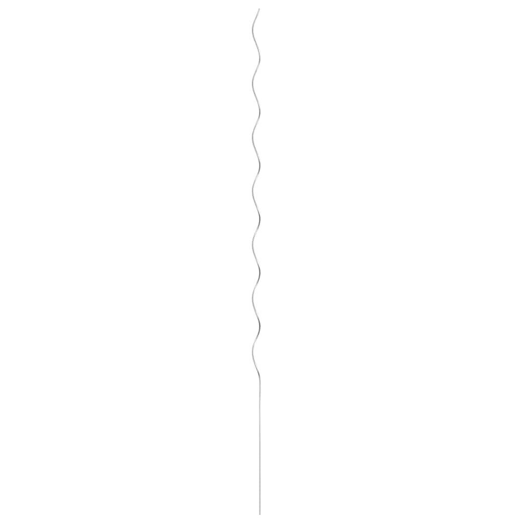 vidaXL Spiralne podpórki do roślin, 20 szt, 170 cm, stal galwanizowana