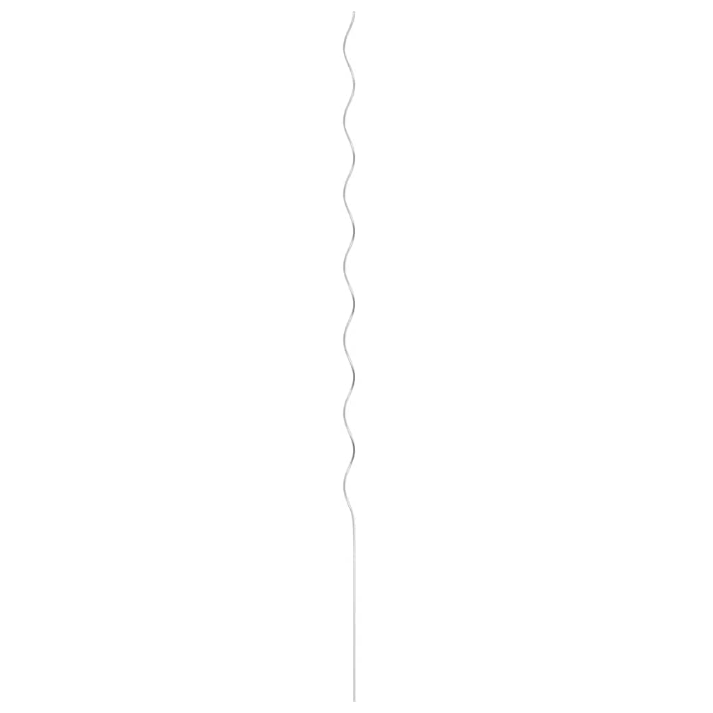 vidaXL Spiralne podpórki do roślin, 20 szt, 170 cm, stal galwanizowana