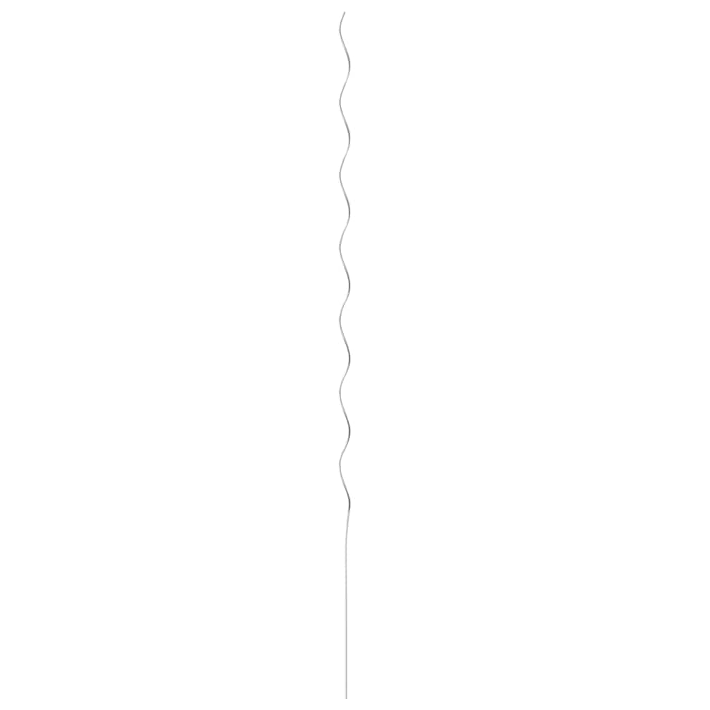 vidaXL Spiralne podpórki do roślin, 20 szt, 170 cm, stal galwanizowana