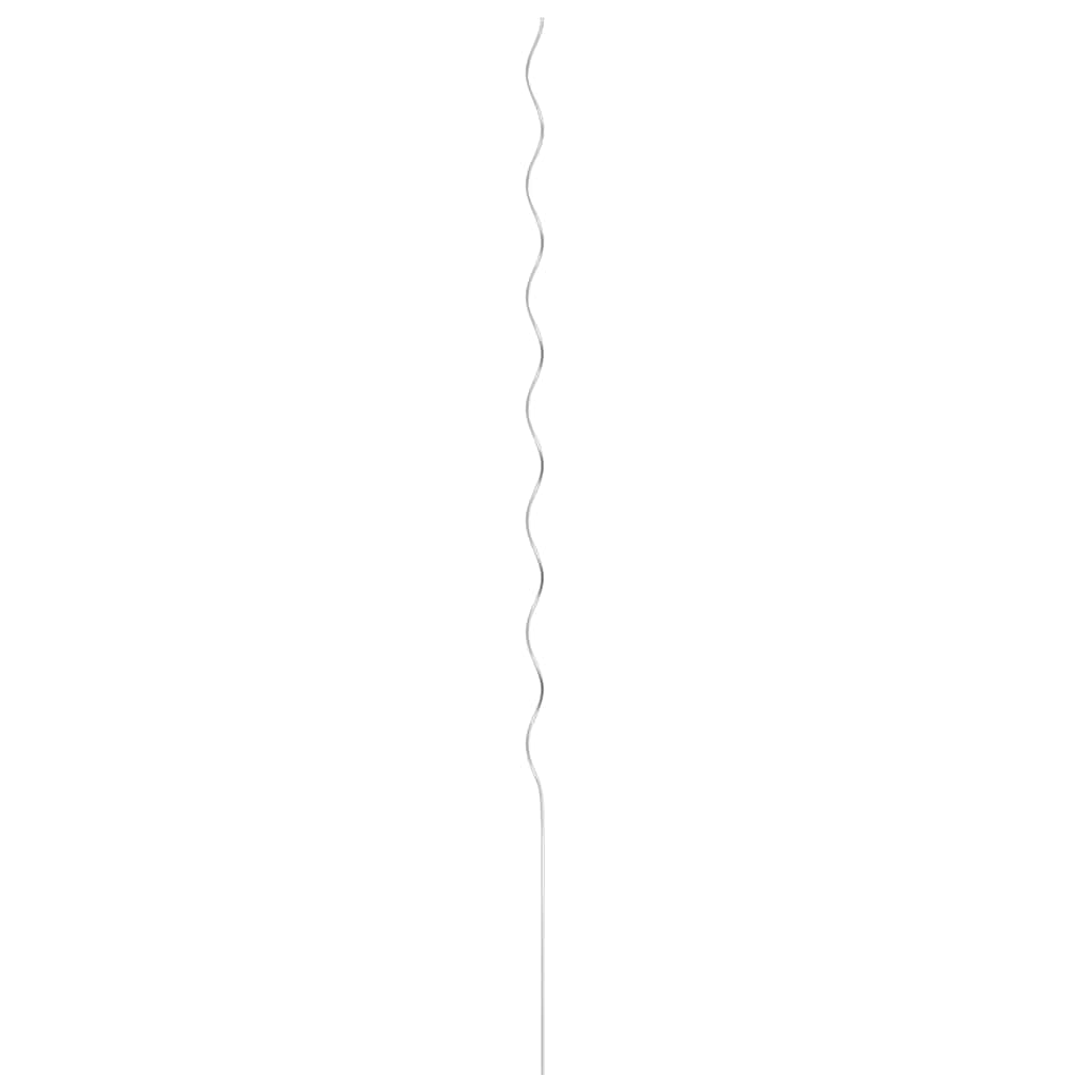 vidaXL Spiralne podpórki do roślin, 5 szt., 170 cm, stal galwanizowana