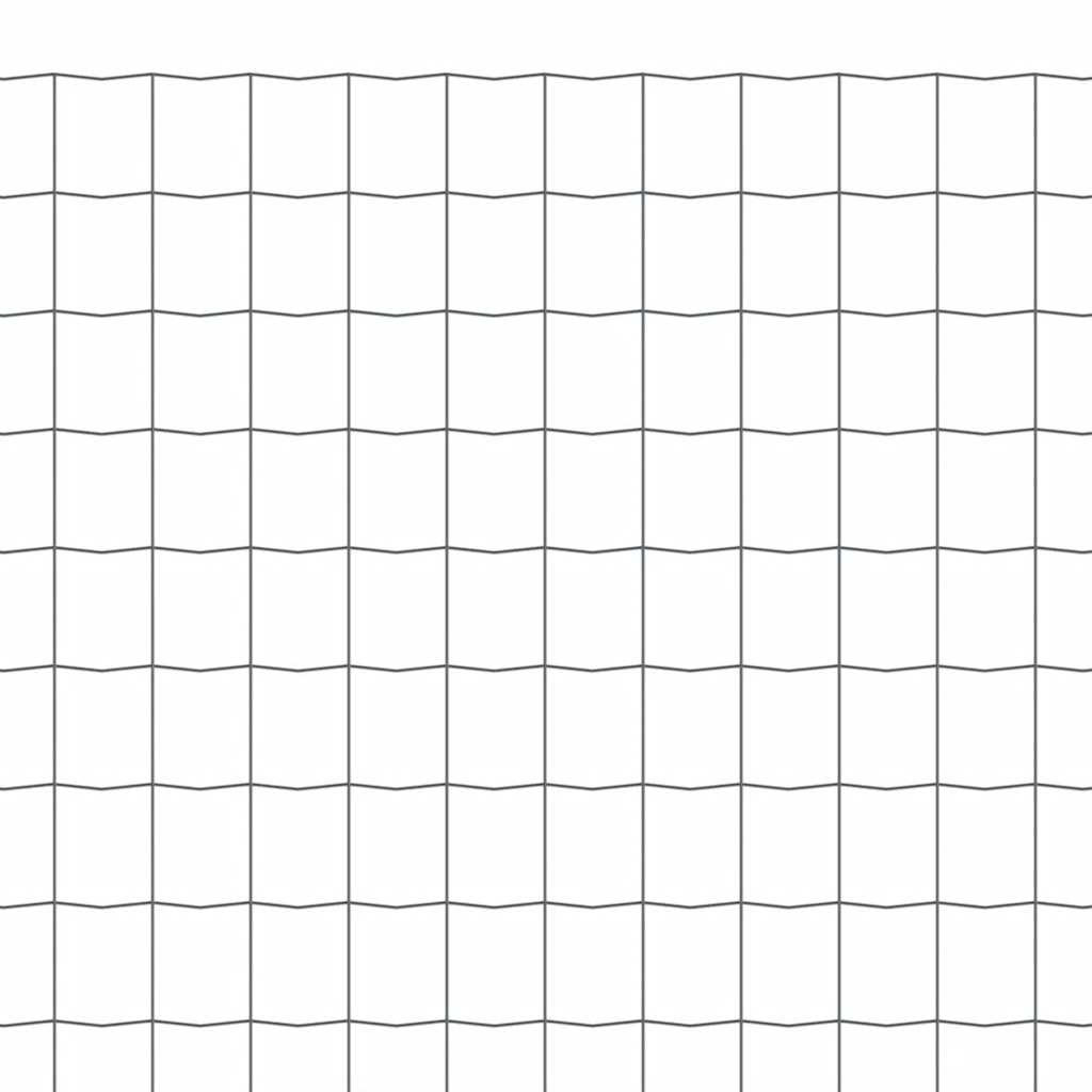 vidaXL Euro ogrodzenie, stalowe, 25 x 1 m, szare