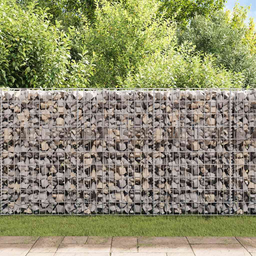 vidaXL Kosz gabionowy, galwanizowana stal, 120x30x100 cm