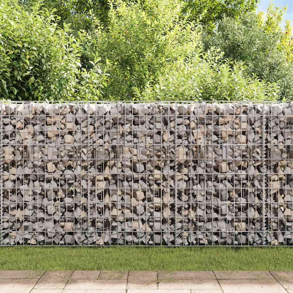 vidaXL Kosz gabionowy, galwanizowana stal, 120x30x50 cm