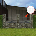vidaXL Kosz gabionowy w kształcie litery U, stal, 240 x 20 x 100 cm
