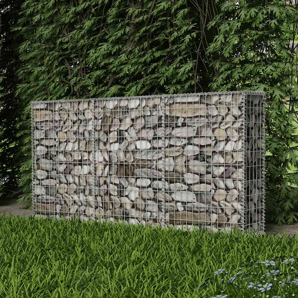 vidaXL Kosz gabionowy, stal galwanizowana, 200x30x100 cm