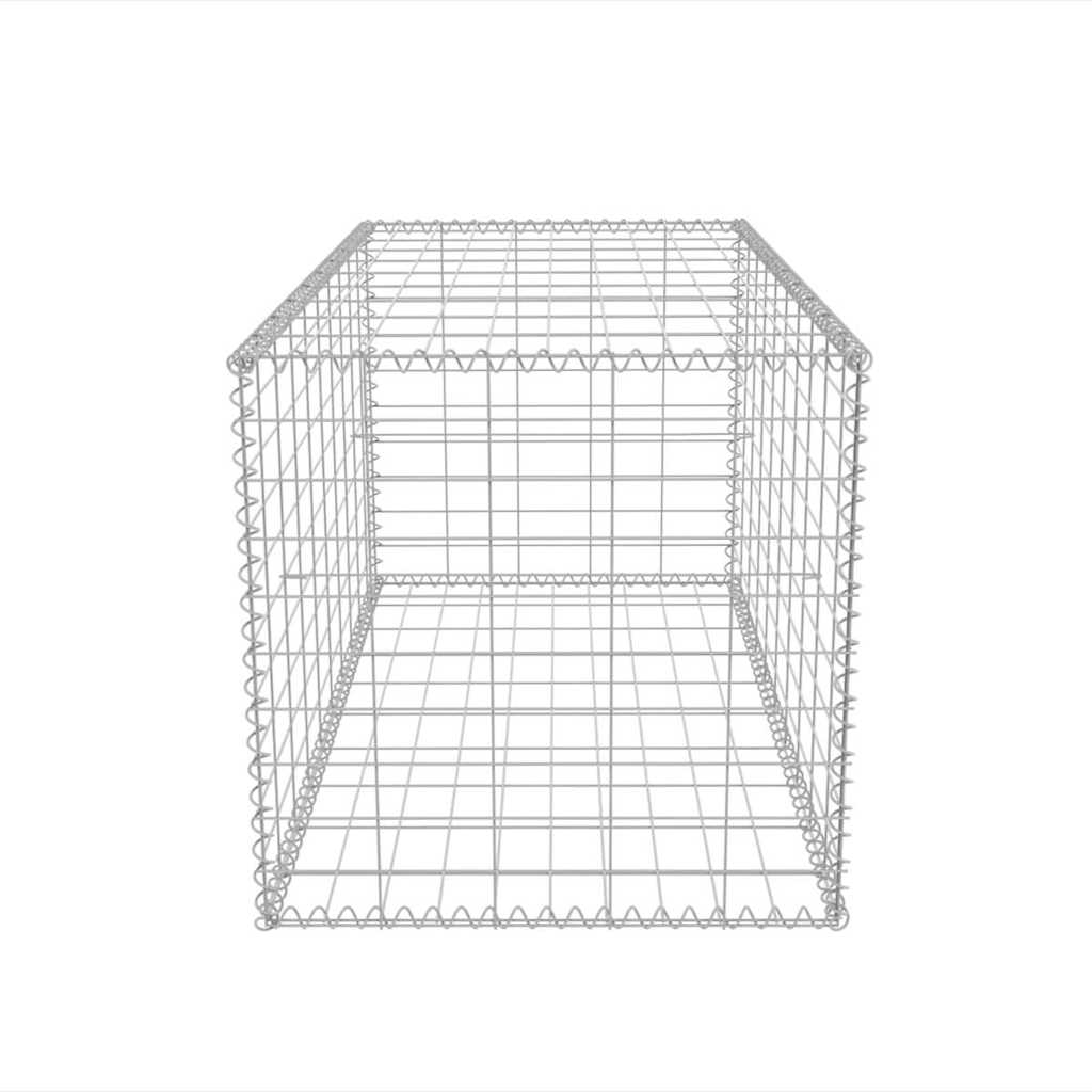 vidaXL Kosz gabionowy, stal galwanizowana, 100 x 50 x 50 cm