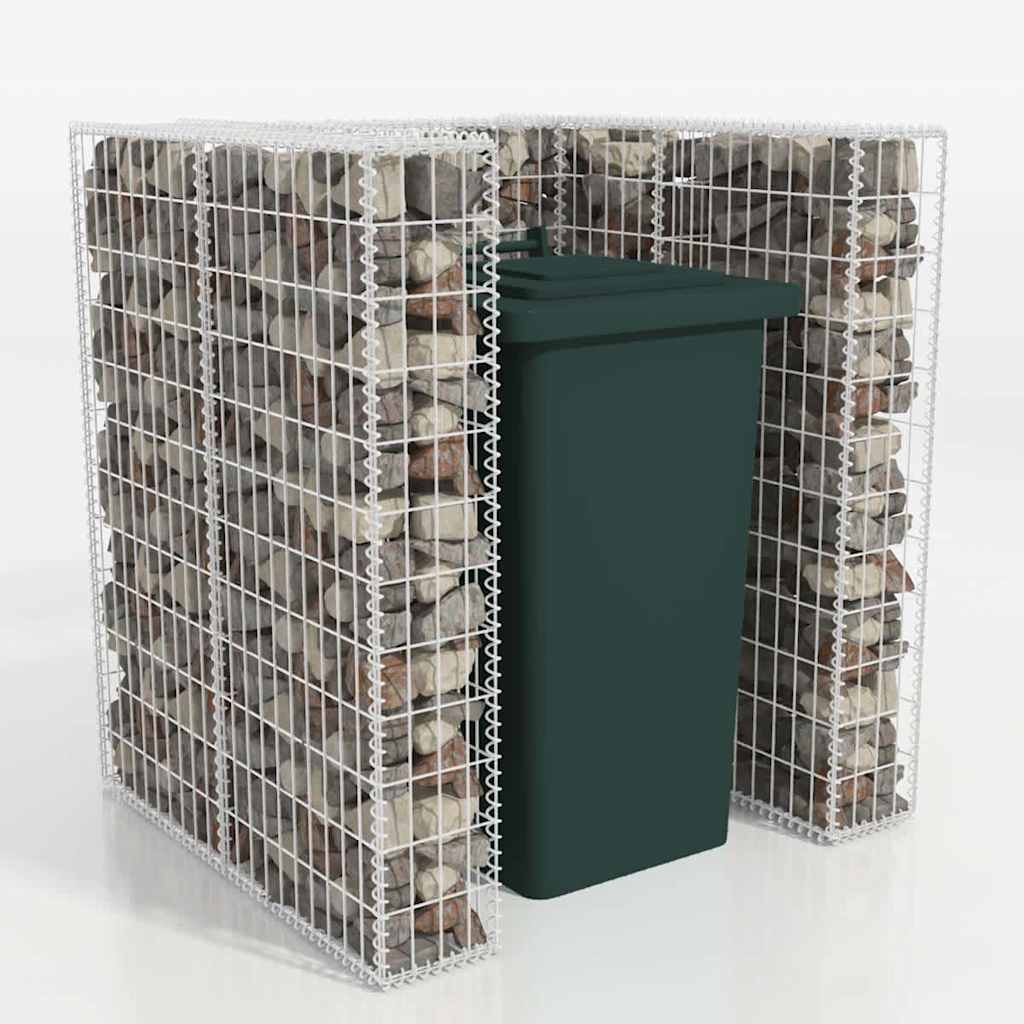 vidaXL Gabion do osłonięcia kosza na śmieci, 110x100x120 cm