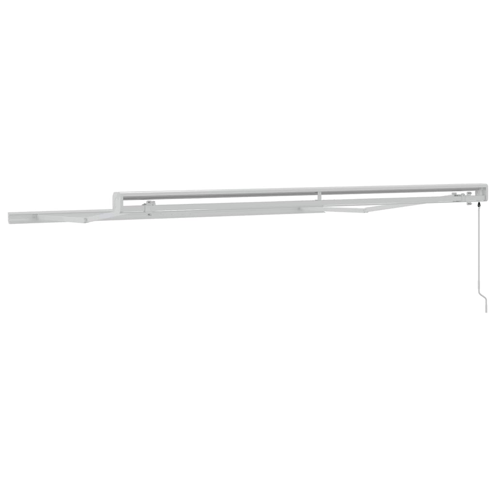 vidaXL Rama manualnej markizy 3,5 x 2,5 m Biały