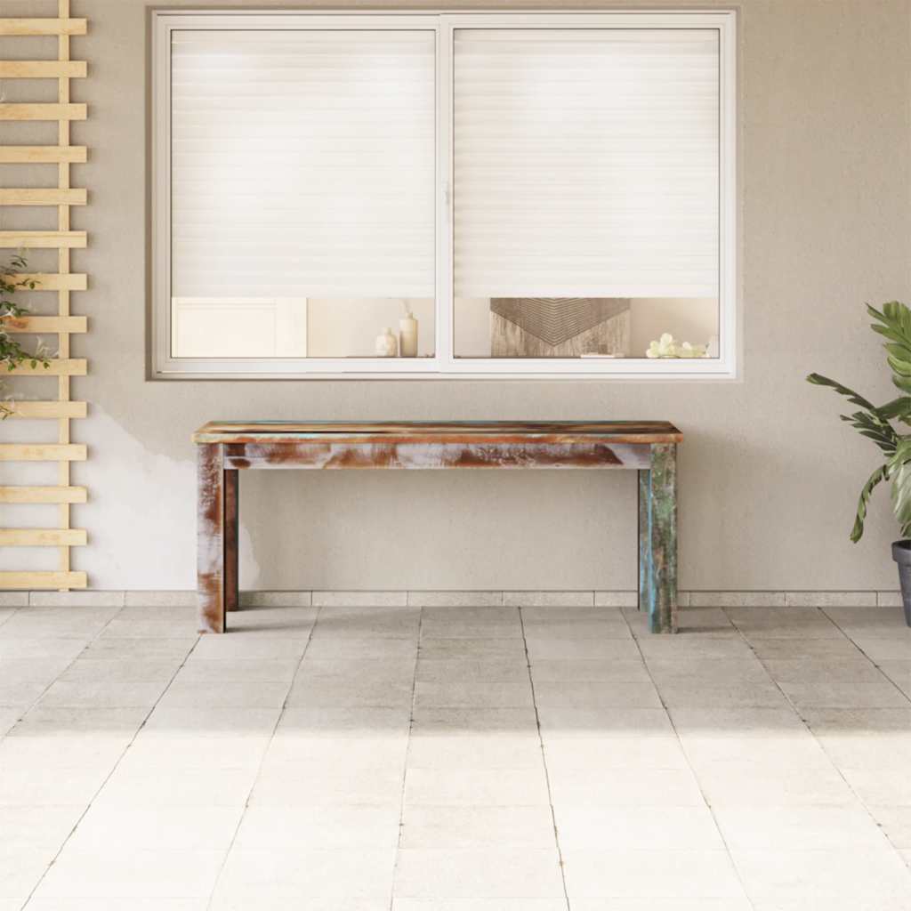 vidaXL Ławka z drewna odzyskanego, 110x35x45 cm