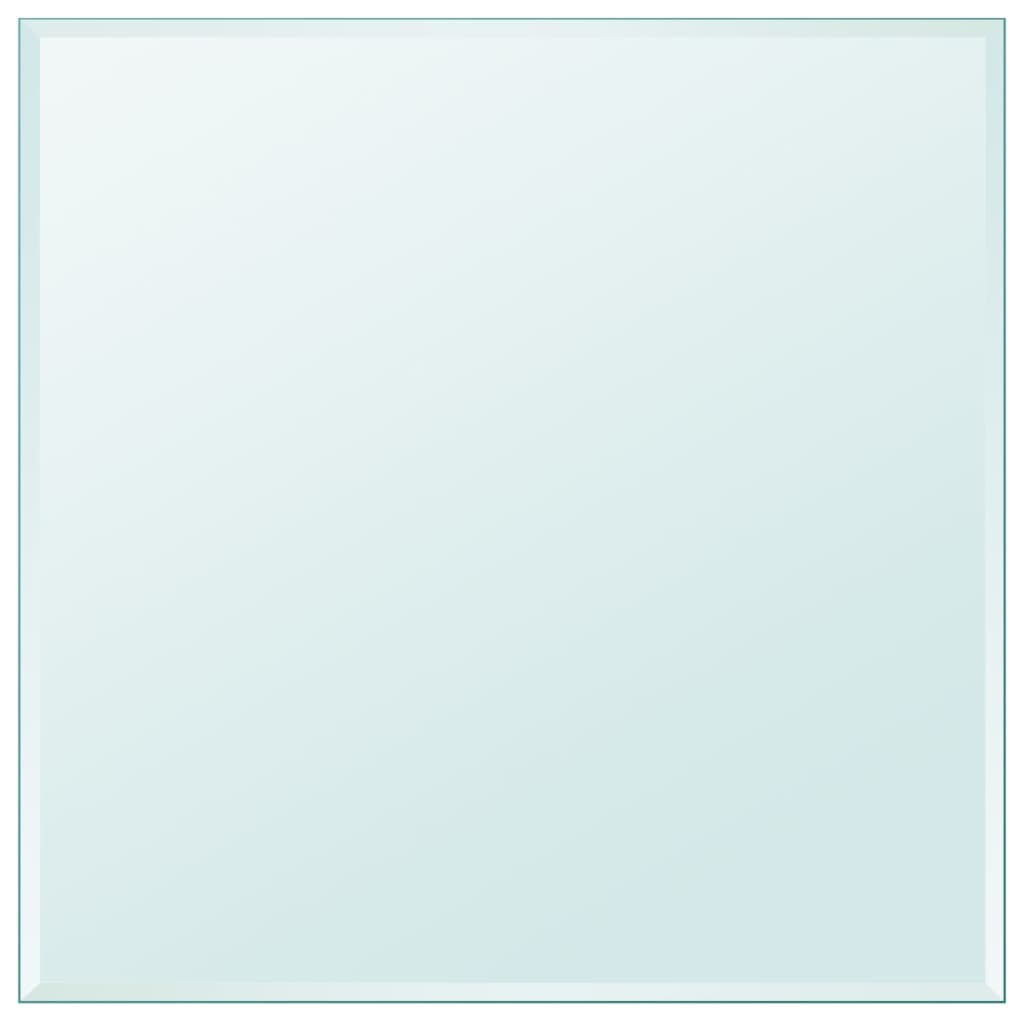vidaXL Blat stołu szklany, kwadratowy 700x700 mm
